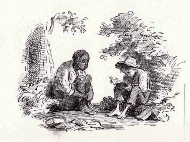 Huckleberry Finn reading