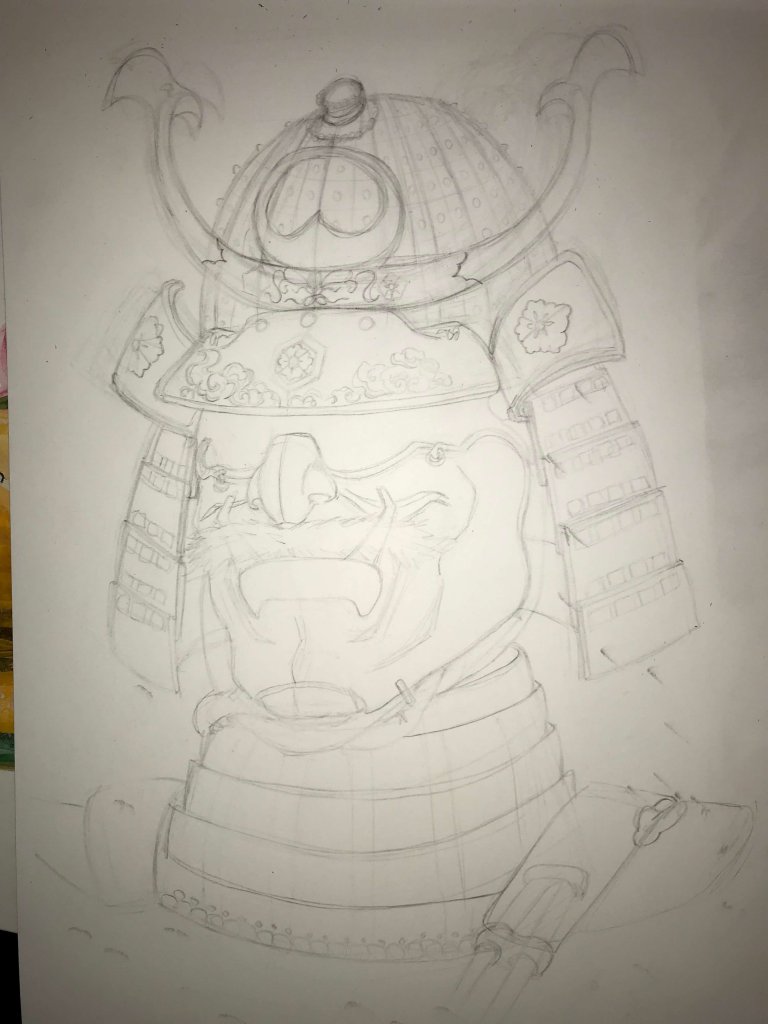 samurai sketch