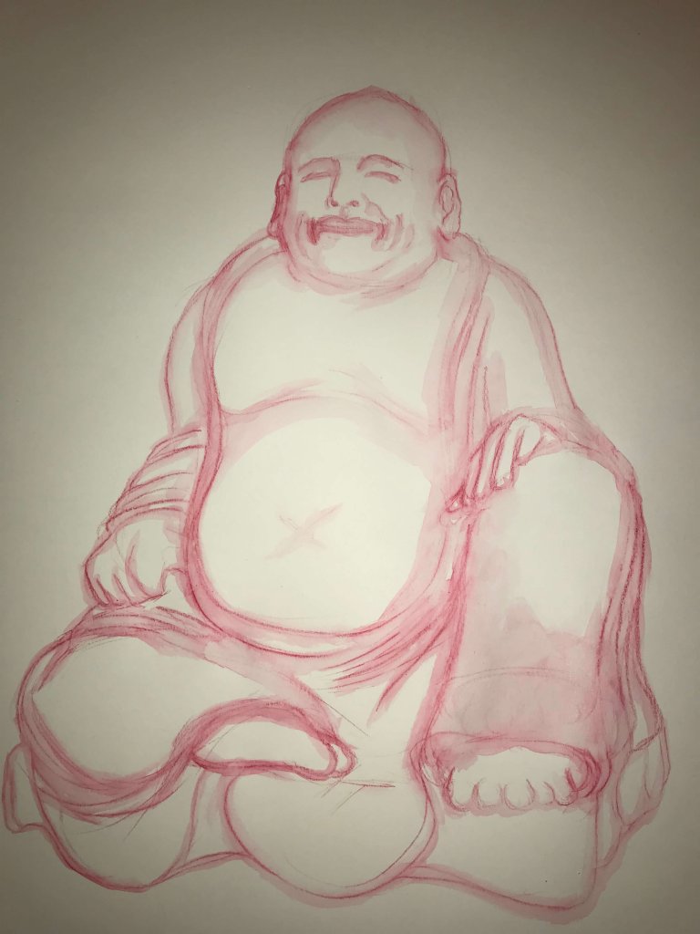buddha sketch